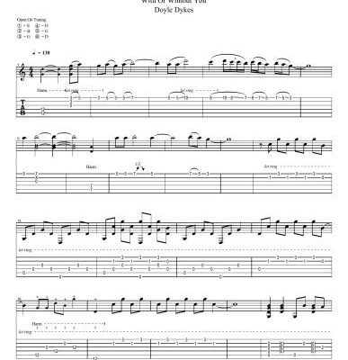 خرید و دانلود نسخه کامل کتاب U2 – With or Without You (Sungha Jung)