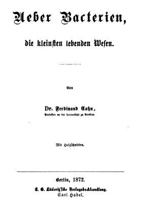 خرید و دانلود نسخه کامل کتاب Über Bacterien [Bakterien], die kleinsten Lebewesen überhaupt