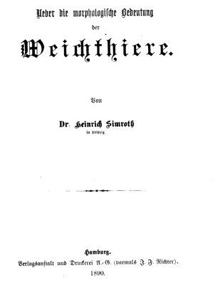 خرید و دانلود نسخه کامل کتاب Über die morphologische Bedeutung der Weichtiere