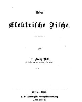 خرید و دانلود نسخه کامل کتاب Über elektrische Fische