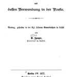 خرید و دانلود نسخه کامل کتاب Ueber das Komische und deſſen Verwendung in der Poefie. Vortrag, gehalten in der Kgl. höheren Gewerbeschule in Caſſel [Kassel]