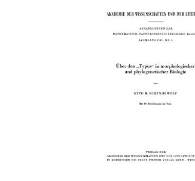 خرید و دانلود نسخه کامل کتاب Ueber den ”Typus” in morphologischer und phylogenetischer Biologie