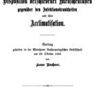 خرید و دانلود نسخه کامل کتاب Ueber die Dispoſition verſchiedener Menſchenraſſen gegenüber den Infektionskrankheiten und über Acclimatisation [Akklimatisation]. Vortrag gehalten in der Münchener Anthropologiſchen Gesellschaft am 29. Oktober 1886