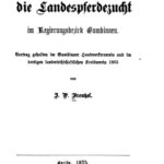 خرید و دانلود نسخه کامل کتاب Ueber die Landespferdezucht im Regierungsbezirk Gumbinnen. Vortrag gehalten im Gumbinner Handwerkerverein und im dortigen landwirthschaftlichen Kreisverein 1865