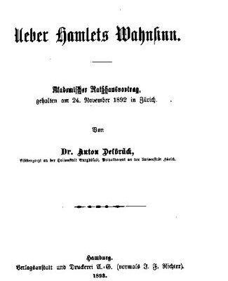 خرید و دانلود نسخه کامل کتاب Ueber Hamlets Wahnsinn. Akademischer Rathhausvortrag, gehalten am 24. November 1892 in Zürich