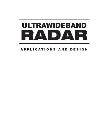 خرید و دانلود نسخه کامل کتاب Ultrawideband Radar: Applications and Design