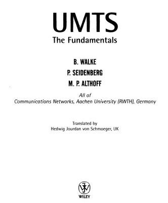 خرید و دانلود نسخه کامل کتاب UMTS, The Fundamentals