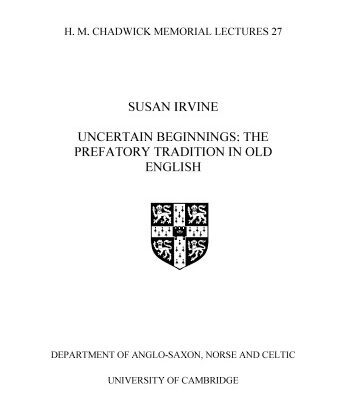 خرید و دانلود نسخه کامل کتاب Uncertain Beginnings: The Prefatory Tradition in Old English