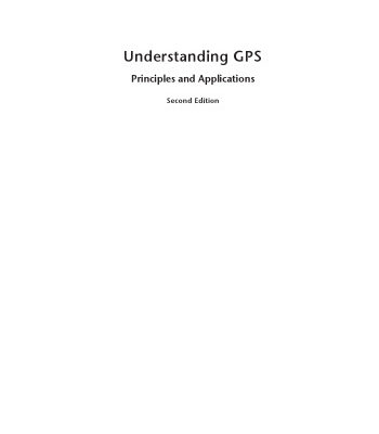 خرید و دانلود نسخه کامل کتاب Understanding GPS: principles and applications