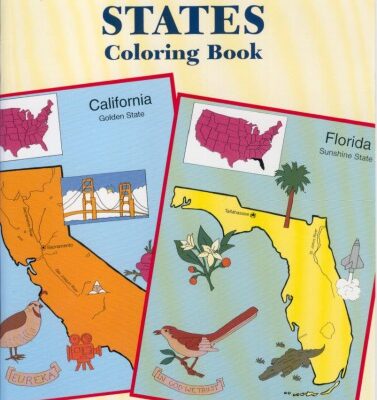 خرید و دانلود نسخه کامل کتاب United States Coloring Book