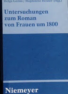 خرید و دانلود نسخه کامل کتاب Untersuchungen zum Roman von Frauen um 1800