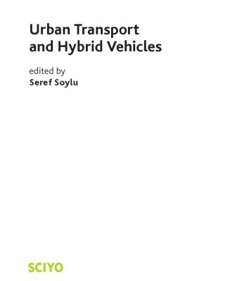 خرید و دانلود نسخه کامل کتاب Urban Transport and Hybrid Vehicles