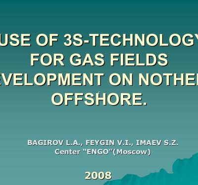 خرید و دانلود نسخه کامل کتاب Use of 3S-technology for gas fields development on nothern offshore