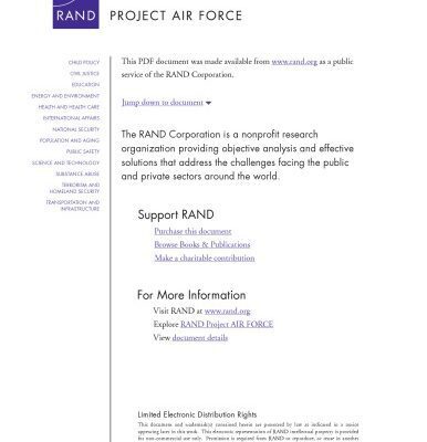 خرید و دانلود نسخه کامل کتاب Using a Spend Analysis to Help Identify Prospective Air Force Purchasing and Supply Initiatives: Summary of Selected Findings