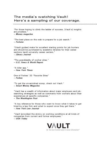 خرید و دانلود نسخه کامل کتاب Vault Career Guide to Biotech (Vault Career Library)_68e372c339484.jpeg خرید و دانلود نسخه کامل کتاب Vault Career Guide to Biotech (Vault Career Library)