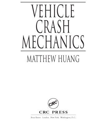 خرید و دانلود نسخه کامل کتاب Vehicle Crash Mechanics