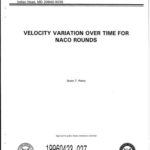خرید و دانلود نسخه کامل کتاب Velocity variation over time for NACO rounds