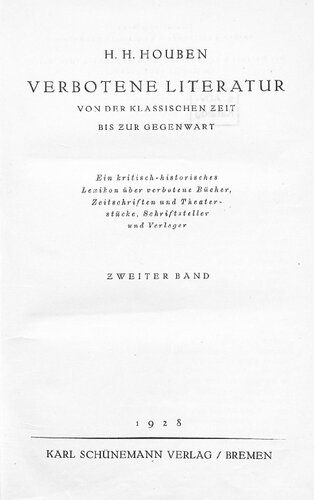 خرید و دانلود نسخه کامل کتاب Verbotene Literatur von der klassischen Zeit bis zur Gegenwart : Ein kritisch-historisches Lexikon über verbotene Bücher, Zeitschriften und Theaterstücke, Schriftsteller und Verleger_68e38b026479a.jpeg خرید و دانلود نسخه کامل کتاب Verbotene Literatur von der klassischen Zeit bis zur Gegenwart : Ein kritisch-historisches Lexikon über verbotene Bücher, Zeitschriften und Theaterstücke, Schriftsteller und Verleger