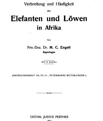 خرید و دانلود نسخه کامل کتاب Verbreitung und Häufigkeit des Elefanten und Löwen in Afrika