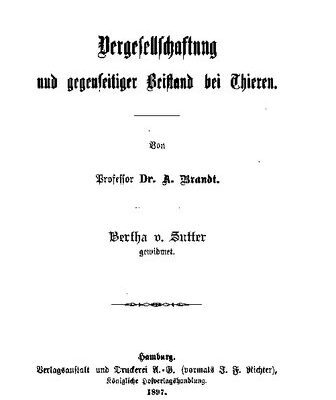خرید و دانلود نسخه کامل کتاب Vergesellschaftung und gegenseitiger Beistand bei Thieren [Tieren]