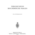 خرید و دانلود نسخه کامل کتاب Vergleichende Biochemische Fragen
