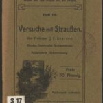 خرید و دانلود نسخه کامل کتاب Versuche mit Straußen