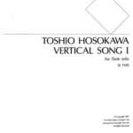 خرید و دانلود نسخه کامل کتاب Vertical song for flute solo