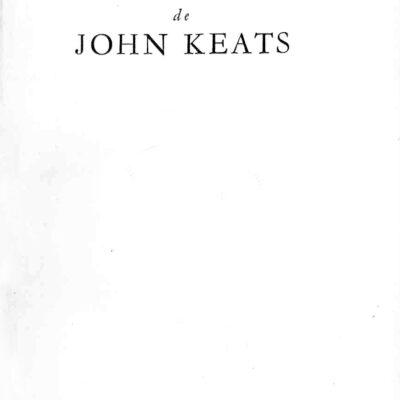 خرید و دانلود نسخه کامل کتاب Vida y cartas de John Keats