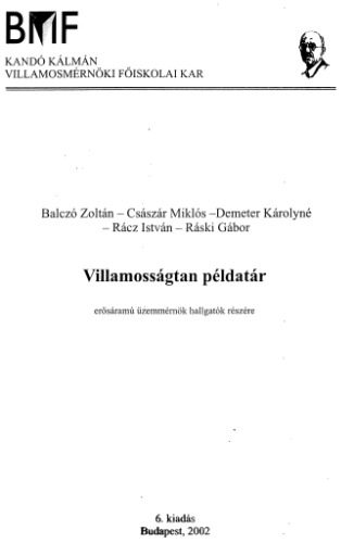 خرید و دانلود نسخه کامل کتاب Villamosságtan példatár_68ff67dab8054.jpeg خرید و دانلود نسخه کامل کتاب Villamosságtan példatár