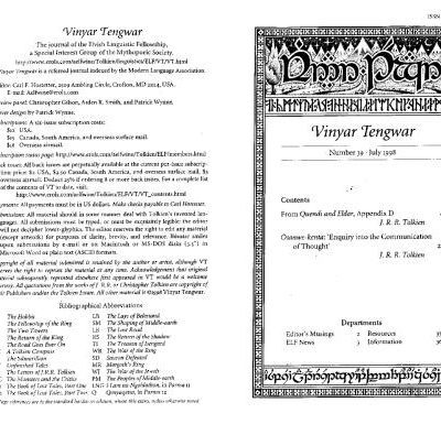 خرید و دانلود نسخه کامل کتاب Vinyar Tengwar
