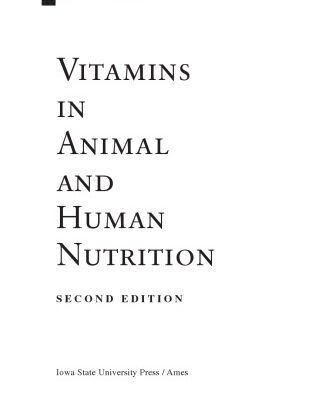 خرید و دانلود نسخه کامل کتاب Vitamins in Animal and Human Nutrition