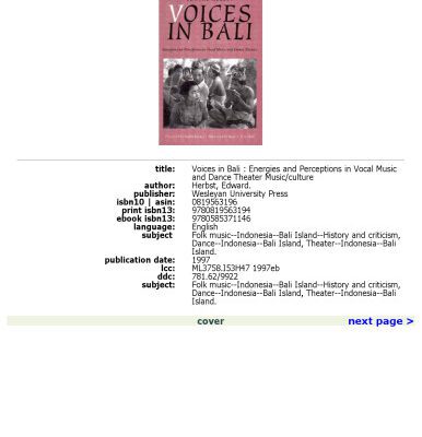 خرید و دانلود نسخه کامل کتاب Voices in Bali: Energies and Perceptions in Vocal Music and Dance Theater (Music Culture)