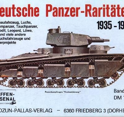 خرید و دانلود نسخه کامل کتاب Waffen Arsenal №77. Deutsche Panzer-Raritaten 1935-1945