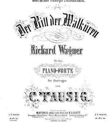 خرید و دانلود نسخه کامل کتاب Wagner-Tausig – Ride of the Valkyries