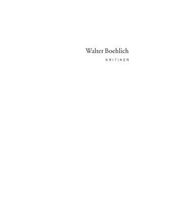 خرید و دانلود نسخه کامل کتاب Walter Boehlich. Kritiker