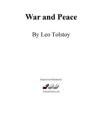 خرید و دانلود نسخه کامل کتاب War and Peace