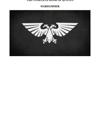 خرید و دانلود نسخه کامل کتاب Warhammer, The Complete Book of Quotes