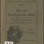 خرید و دانلود نسخه کامل کتاب Was der Straußenzucht nottut