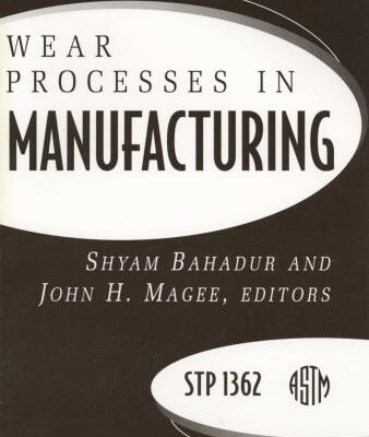 خرید و دانلود نسخه کامل کتاب Wear Processes in Manufacturing