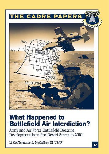 خرید و دانلود نسخه کامل کتاب What Happened to Battlefield Air Interdiction? The Cadre Papers. Army and Air Force Battlefield Doctrine (The Cadre Papers No. 17)_68fab253b256b.jpeg خرید و دانلود نسخه کامل کتاب What Happened to Battlefield Air Interdiction? The Cadre Papers. Army and Air Force Battlefield Doctrine (The Cadre Papers No. 17)