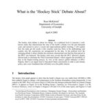 خرید و دانلود نسخه کامل کتاب What is the ‘Hockey Stick’ Debate About?