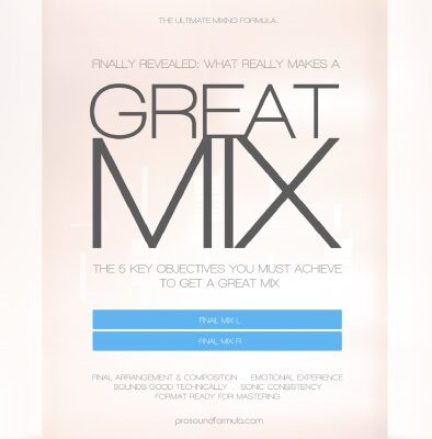 خرید و دانلود نسخه کامل کتاب What Really Makes A Great Mix: The 5 Key Objectives of Mixing
