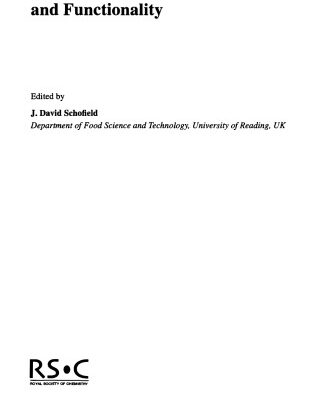 خرید و دانلود نسخه کامل کتاب Wheat structure: Biochemistry and functionality