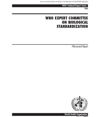 خرید و دانلود نسخه کامل کتاب Who Expert Committee On Biological Standardization (WHO Technical Report)