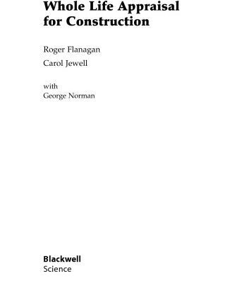 خرید و دانلود نسخه کامل کتاب Whole Life Appraisal: for Construction