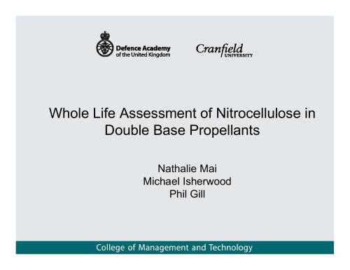 خرید و دانلود نسخه کامل کتاب Whole life assessment of nitrocellulose in double base propellants_68f104da932e6.jpeg خرید و دانلود نسخه کامل کتاب Whole life assessment of nitrocellulose in double base propellants