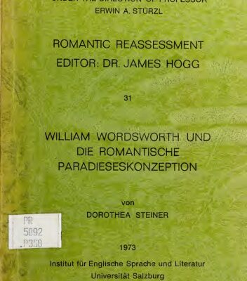 خرید و دانلود نسخه کامل کتاب William Wordsworth und die romantische Paradieskonzeption