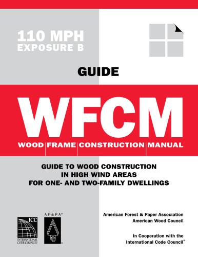خرید و دانلود نسخه کامل کتاب Wood Frame Construction Manual in high wind areas for one or two family dwellings, WFCM, May 2013, Copyright 2006 American Forest & Paper Association, Inc_68f75aa428184.jpeg خرید و دانلود نسخه کامل کتاب Wood Frame Construction Manual in high wind areas for one or two family dwellings, WFCM, May 2013, Copyright 2006 American Forest & Paper Association, Inc