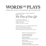 خرید و دانلود نسخه کامل کتاب Words on Plays. The Time Of Your Life by William Saroyan. Insight into the Play, the Playwright, and the Production. Elizabeth Brodersen, Jessica Werner (eds.)
