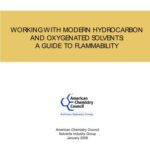 خرید و دانلود نسخه کامل کتاب Working with modern hydrocarbon and oxygenated solvents: a guide to flammability